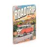 Деревянный постер "VW #4 The little Road Trip"