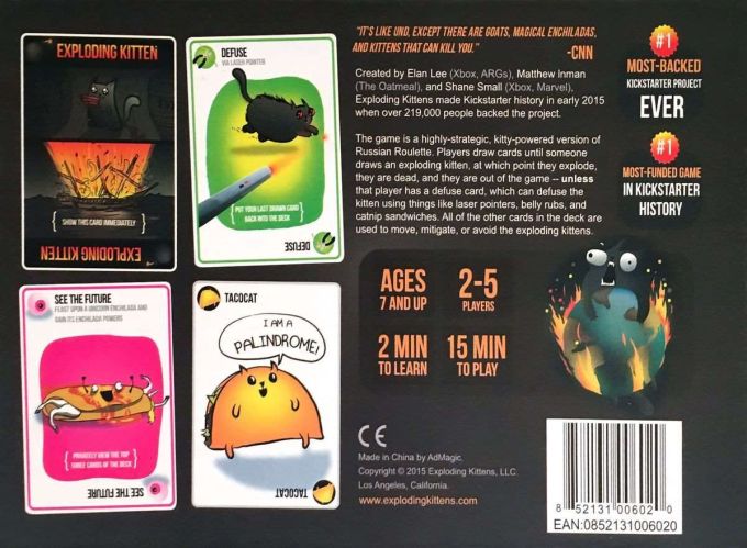 Вибухові кошенята (Exploding Kittens) 