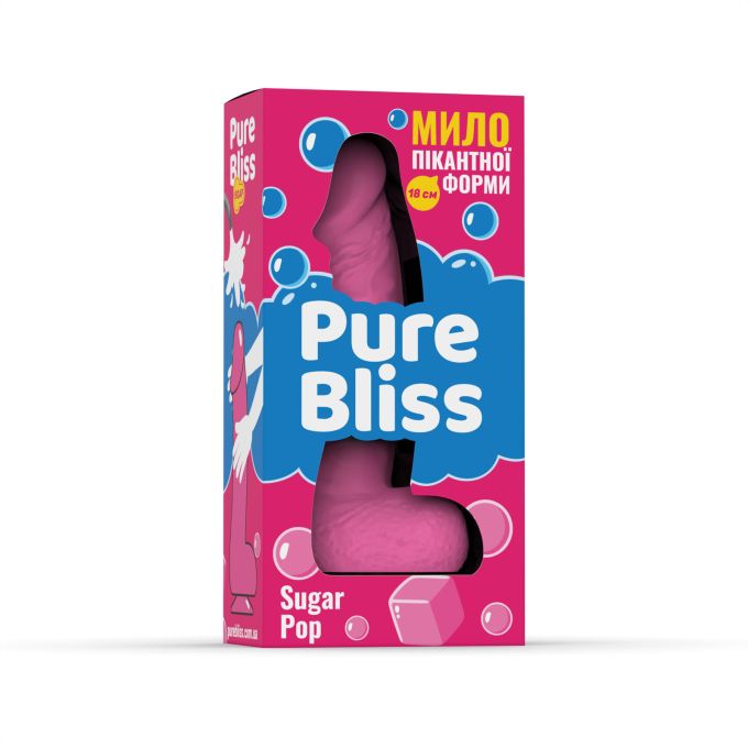 Мило пеніс Pure Bliss Big рожевий Sugar Pop