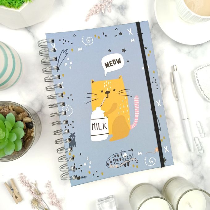 Блокнот на пружині "Meow"