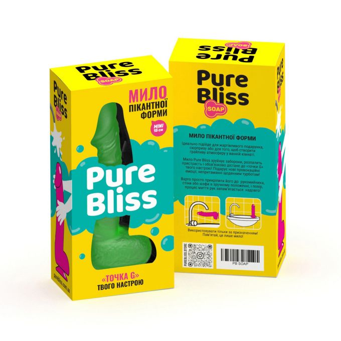 Мило пеніс Pure Bliss Mini зелений