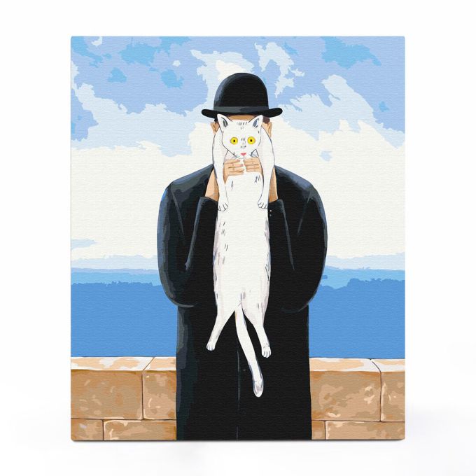 Картина за номерами x InnaRuda «Кіт Людський»
