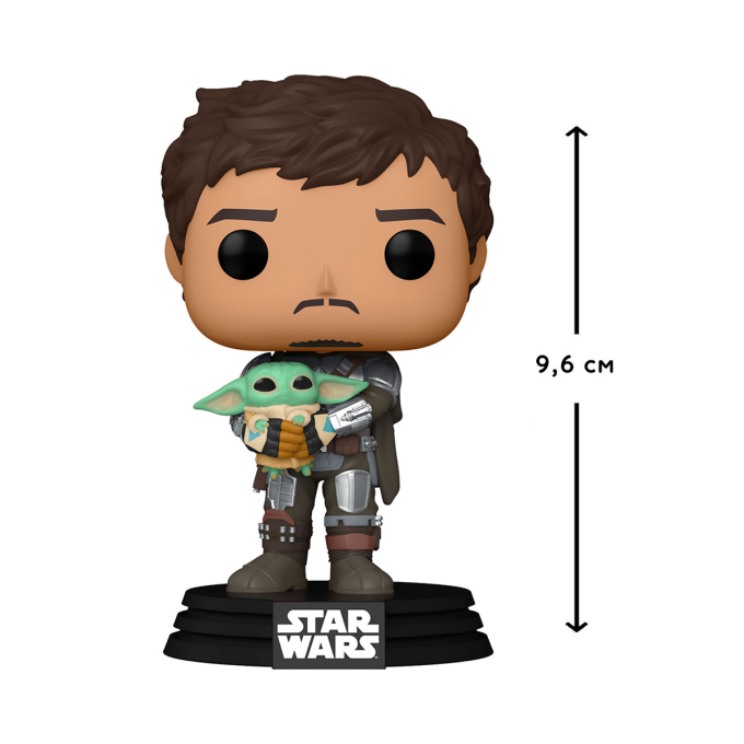 Ігрова фігурка Funko POP! серії  "Мандалорець" - Мандалорець з Грогу