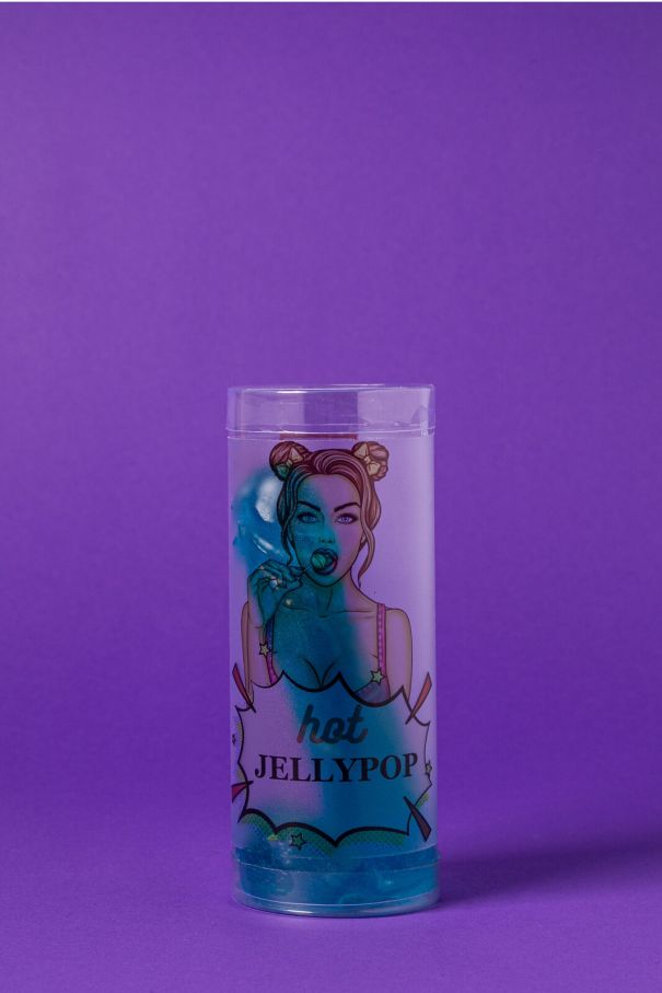 Цукерки Jelly Bar HOT Jellypop Блакитна лагуна
