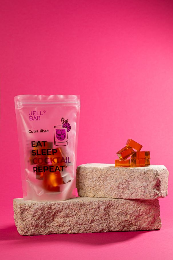 Алкогольні желейні цукерки Jelly Bar Куба Лібре