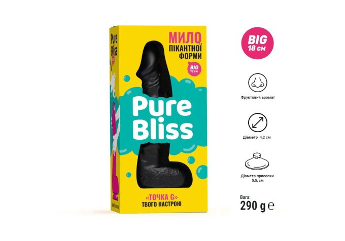 Мило пеніс Pure Bliss Big чорний