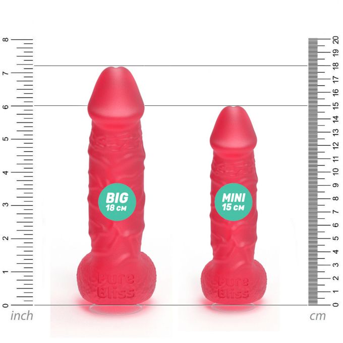Мило пеніс Pure Bliss Mini червоний