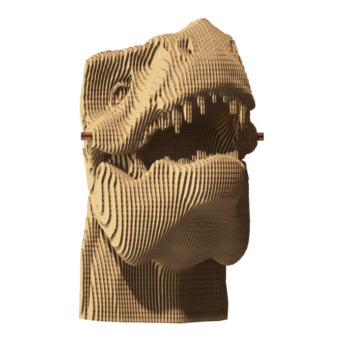 Картонный 3Д пазл "T-Rex"