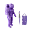 Картонний 3Д пазл "ASTRONAUT"