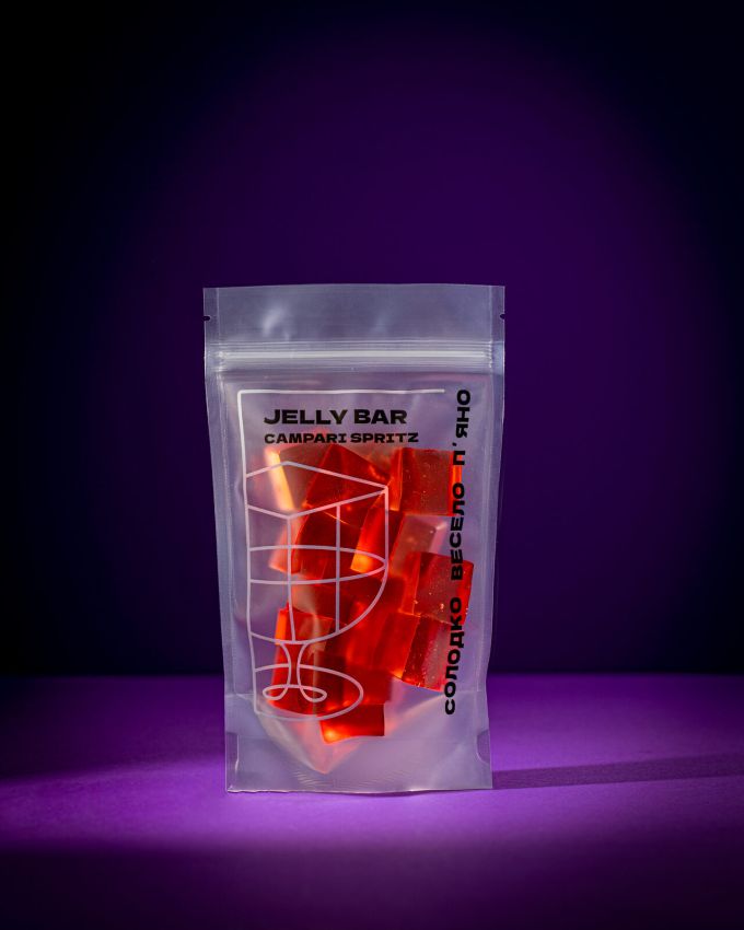 Алкогольні желейні цукерки Jelly Bar Кампарі Спріц