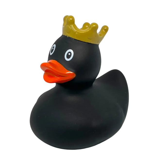 Качка FunnyDucks  Чорна в короні