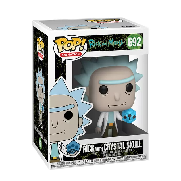 Ігрова фігурка Funko POP! Серії Рік і Морті - Рік з кришталевим черепом