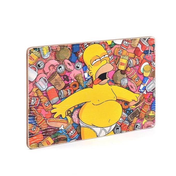 Дерев'яний постер "The Simpsons # 7 Food and Beer"