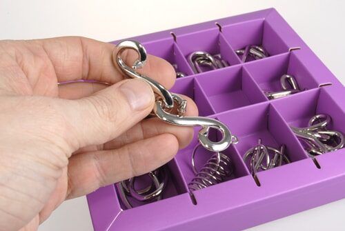 Набір металевих головоломок 10 Metal Puzzle Violet