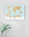 Скретч Карта Світу Travel Map Holiday Lagoon