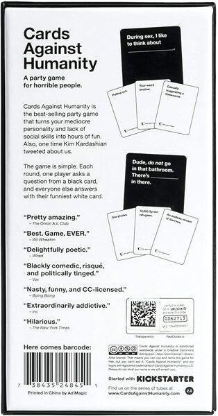 Cards Against Humanity Basic 2.0 (карти конфлікту англ.)