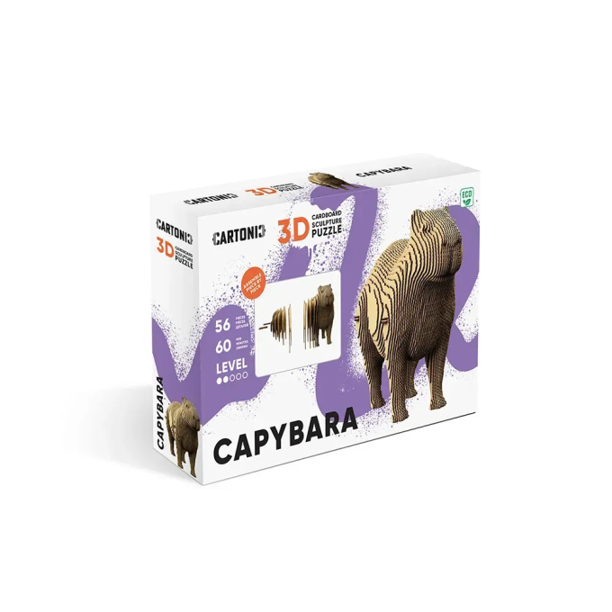 Картонный 3Д пазл "CAPYBARA"