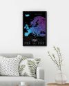 Скретч Карта Європи чорна Travel Map Black Europe