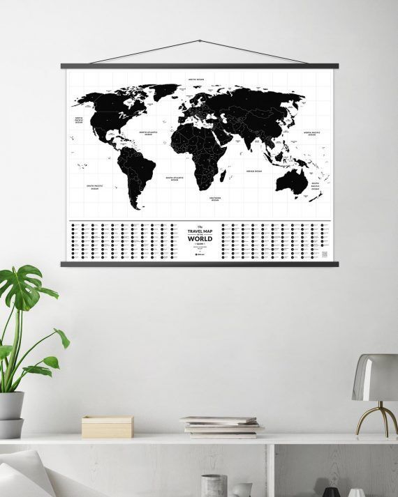 Скретч Карта Світу, що світиться Travel Map Glow World