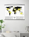 Скретч Карта Світу, що світиться Travel Map Glow World