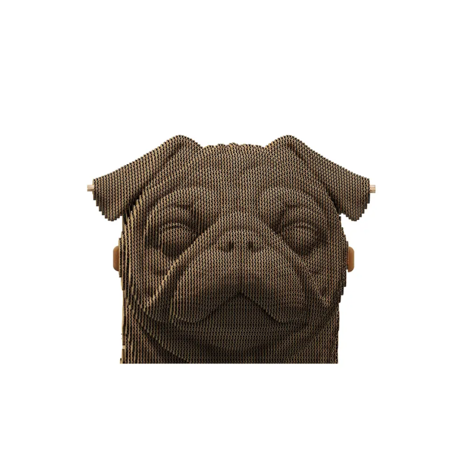 Картонний 3Д пазл "Pug"