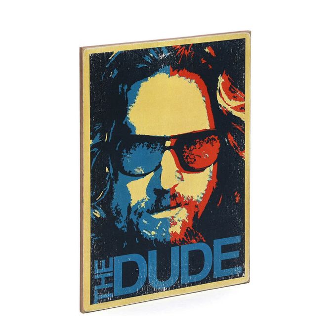 Деревянный постер "The Big Lebowski. Большой Лебовски. Цветной арт"
