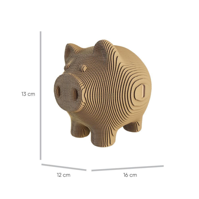 Картонний 3Д пазл "PIGGY MONEY BANK"