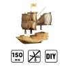 Картонний 3Д пазл "PIRATE SHIP"