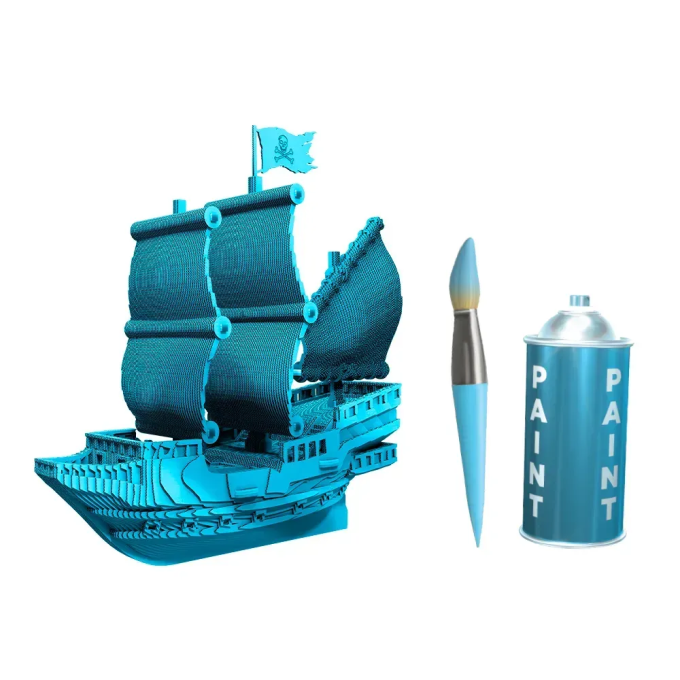 Картонний 3Д пазл "PIRATE SHIP"