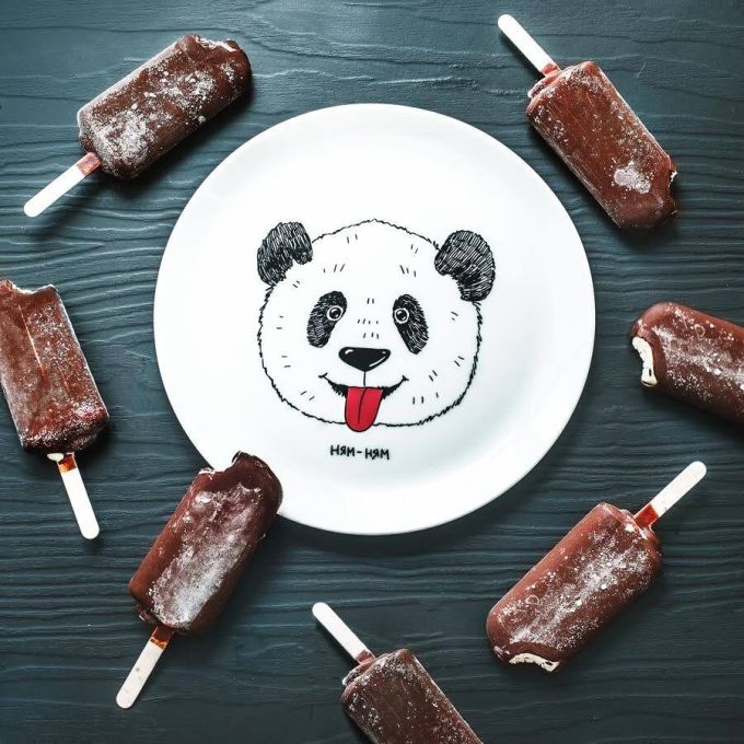 Тарілка "Панда ням-ням"