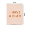 Планер "I have a plan" бежевий